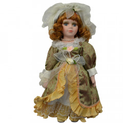 HOME DECO Porcelánová bábika 31 cm 