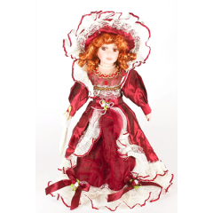 HOME DECO Porcelánová bábika princezná 41cm 