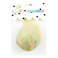 CARNIVAL FASHION Balón s konfetami veľký 